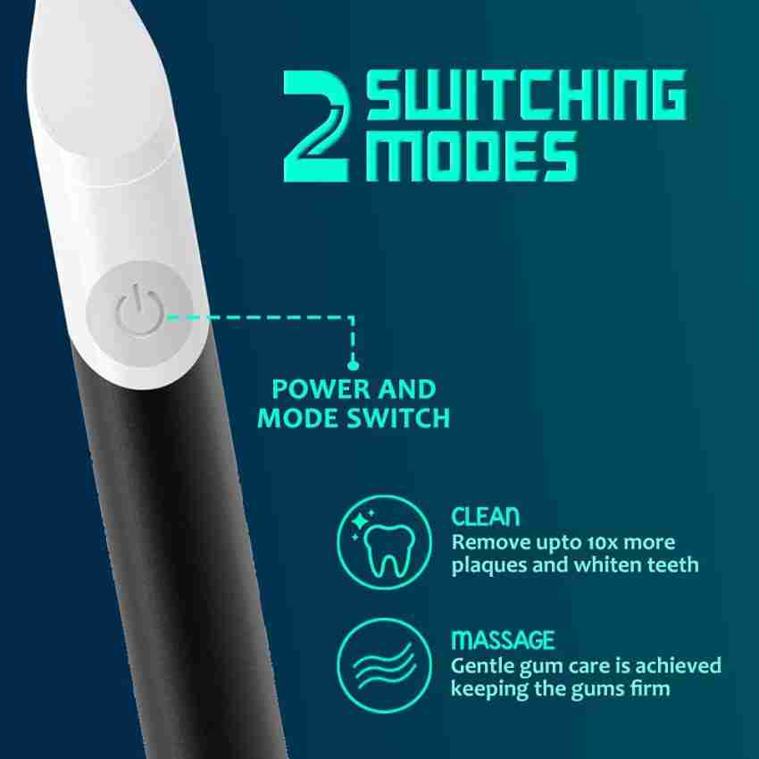 Oris Electric Sonic Toothbrush with Dual Mode Slim Design and