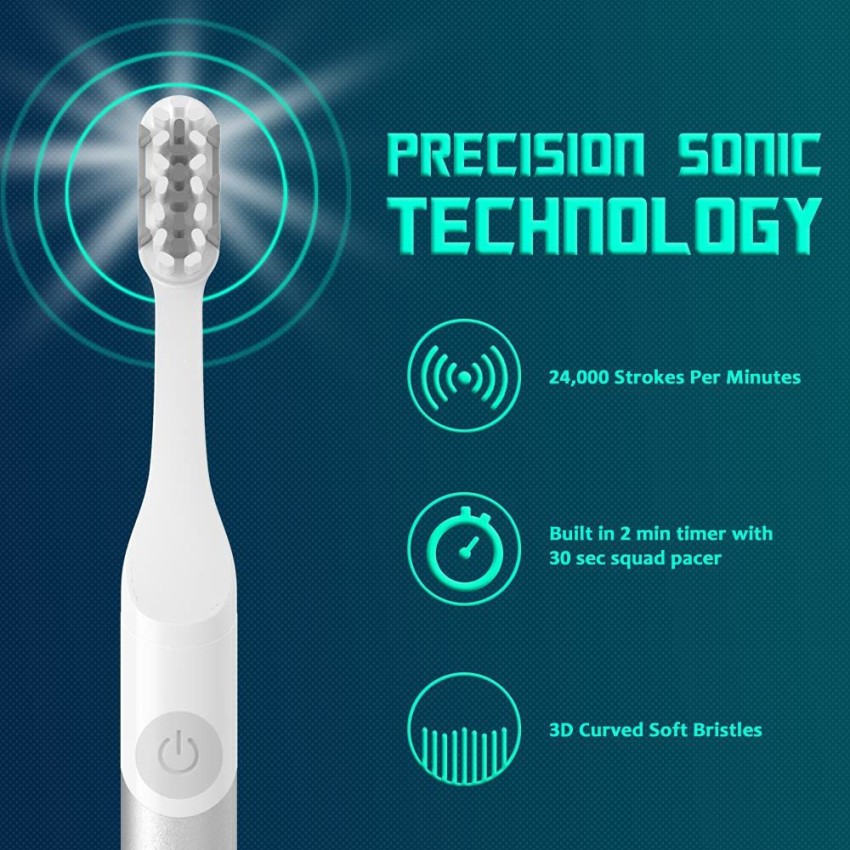 Oris Electric Sonic Toothbrush with Dual Mode Slim Design and