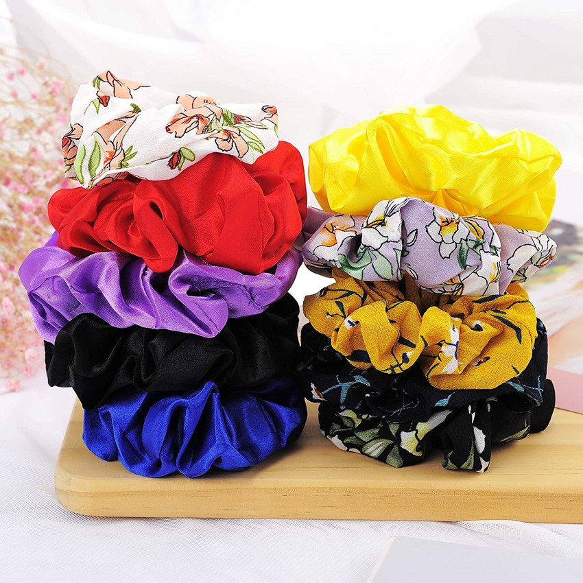 Flower 2025 hair scrunchies