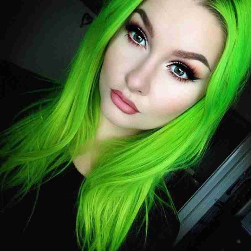 Emijun NATURAL NEON GREEN HAIR COLOR , NEON GREEN - Price in India, Buy  Emijun NATURAL NEON GREEN HAIR COLOR , NEON GREEN Online In India, Reviews,  Ratings & Features