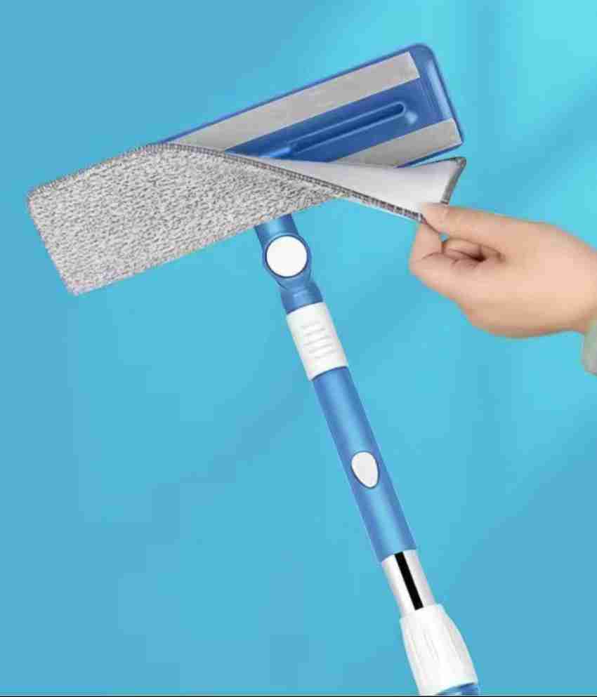 DC DECORIO Professional Window Squeegee Cleaner, 2 in 1 with Extension  Window Washing Equipment with Bendable Head, Glass Cleaning Tools for  Indoor/Outdoor High Window Cleaning Wipe Price in India - Buy DC