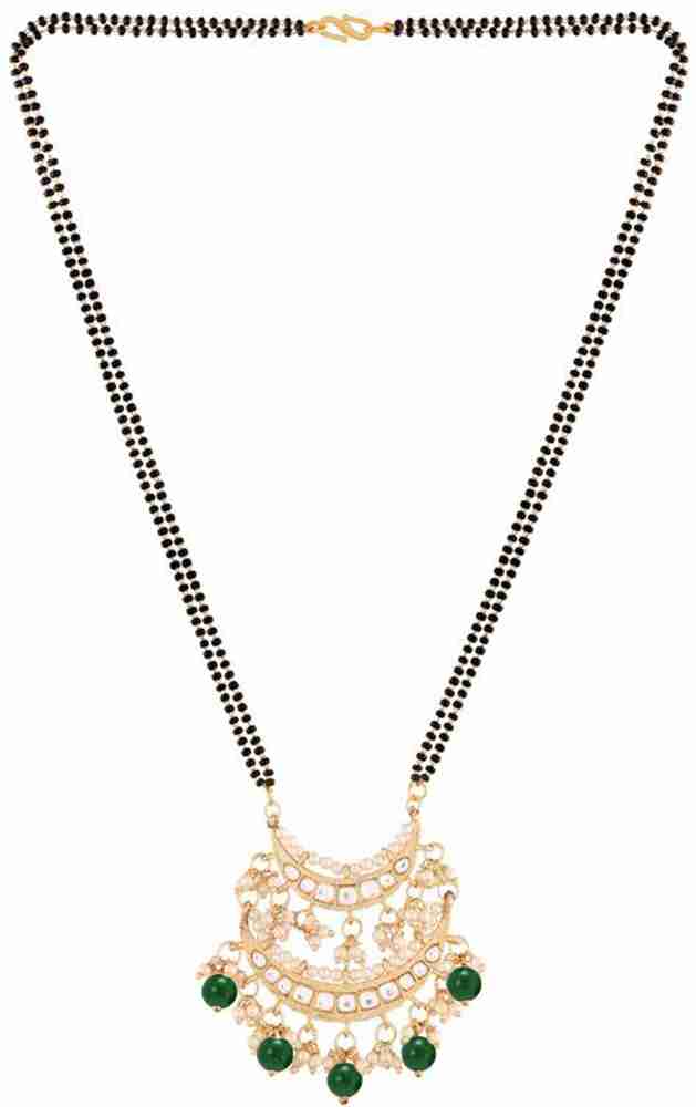 Plain black mangalsutra sale