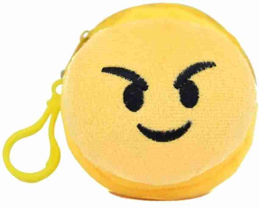 Mini Smiley Cardholder Keychain Pouch, Wallet