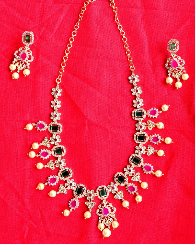 Necklace set online on sale flipkart