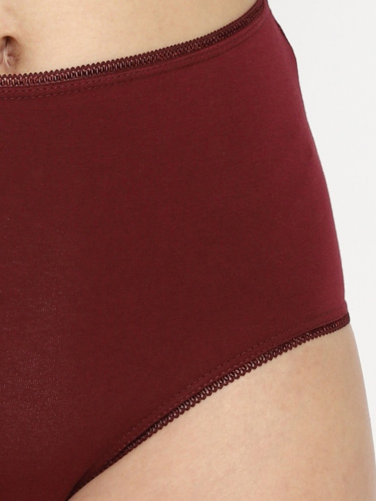 Clovia Women Hipster Maroon Panty - Buy Clovia Women Hipster Maroon Panty  Online at Best Prices in India