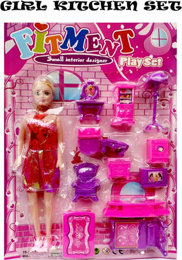 Barbie girl house set online