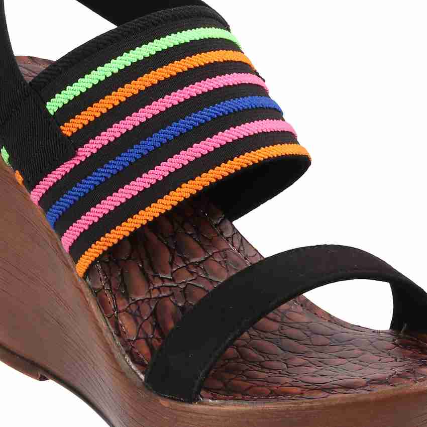 Catwalk multi color wedges sale