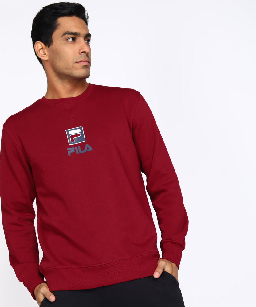 Fila full sleeve solid men's sweatshirt new arrivals