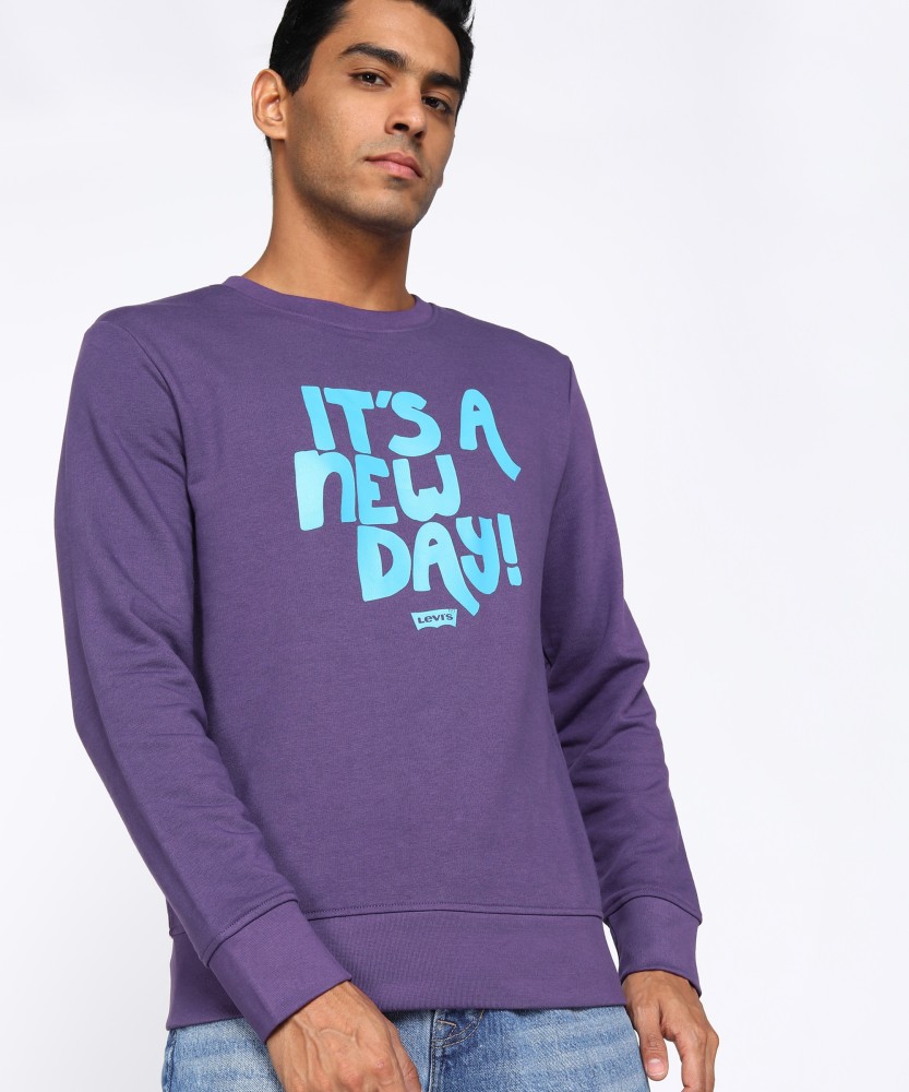 Levi's full sleeve on sale printed men's sweatshirt