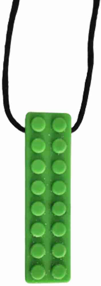 Lego teething necklace top