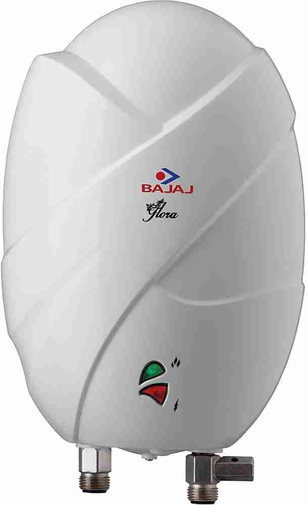 Bajaj Electricals 3 L Instant Water Geyser IWH 3 LTR FLORA White