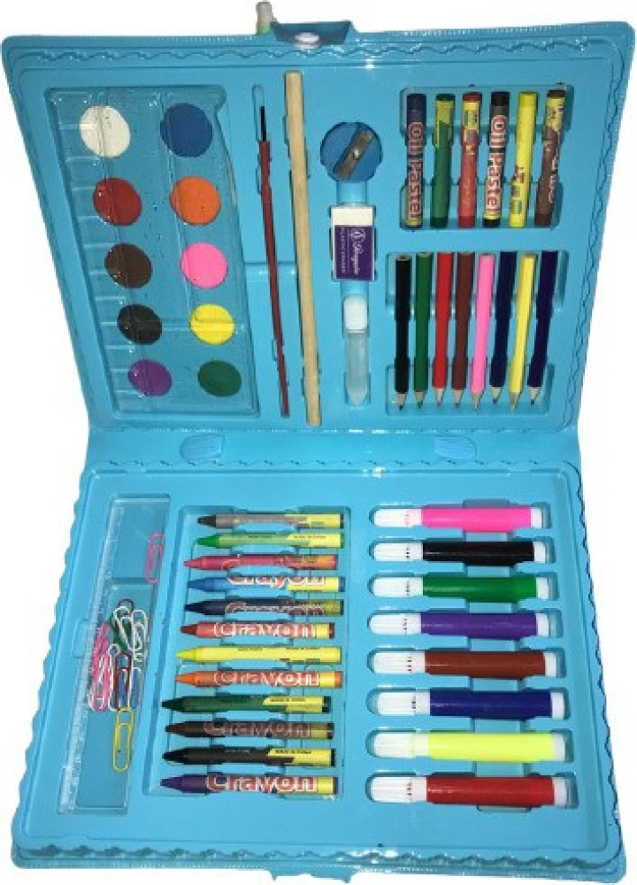 Netigems 68 PC MULTI COLOR KIT, SKETCH OR ART SET - SKETCH  PENS ART SET, KIDS DRAWING KIT