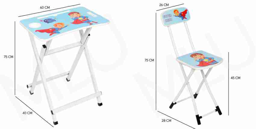 mlu Baby Desk /Kids Study Table and chair Height Adjustable (Plastic) - Buy  Baby Care Products in India