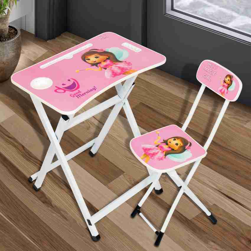 mlu New Baby desk Kid study Table and Chair Baby activity table premium pink Buy Baby Care Products in India Flipkart