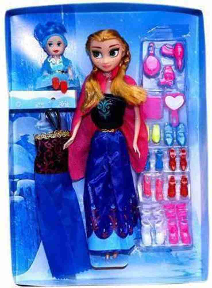 KCCOLLECTION Frozen Doll Set Baby Doll House Set 2 Dresses