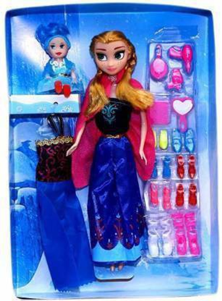 KCCOLLECTION Frozen Doll Set Baby Doll House Set 2 Dresses 8