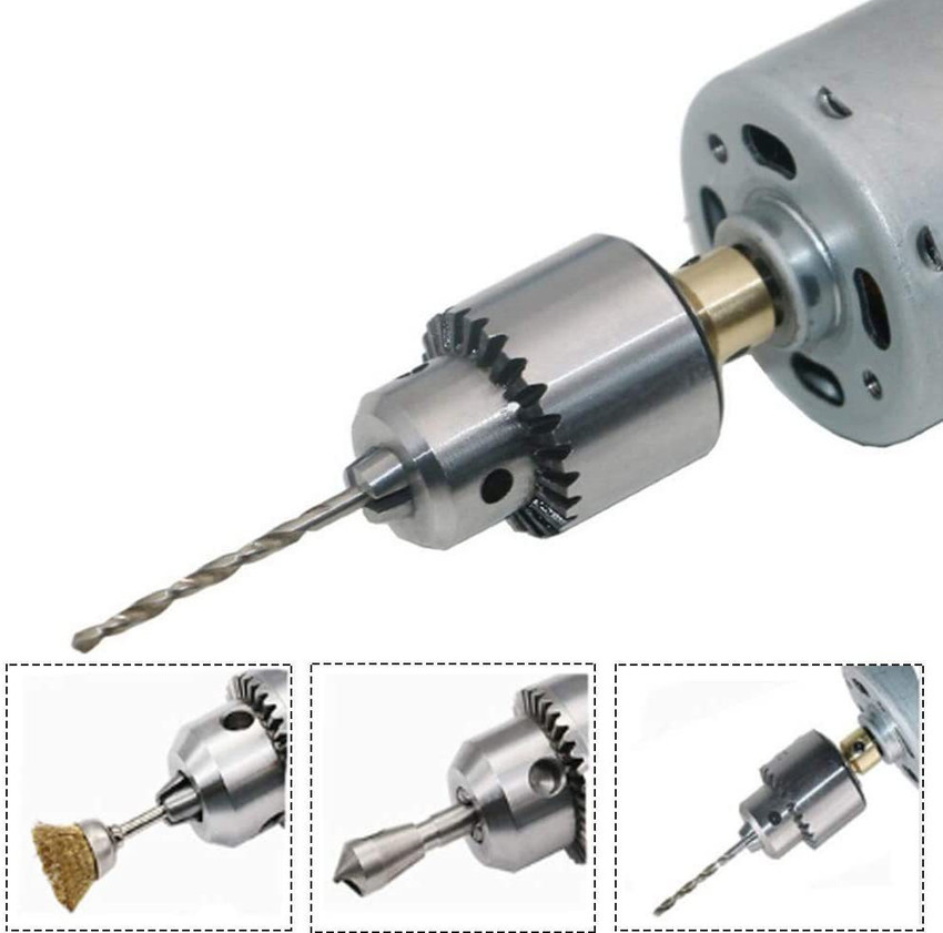 Sharp clearance drill chuck
