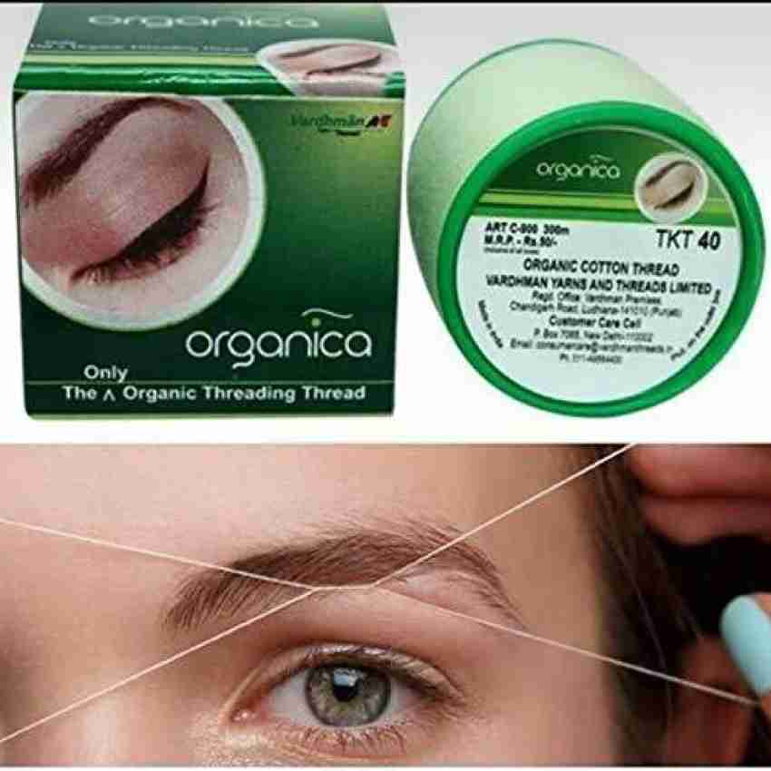 Organic ART C-900 Eyebrow Thread (300 m, Pack of2)