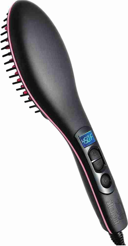 MARCRAZY Simply Straight Hair Straightener Brush Style (Multicolor