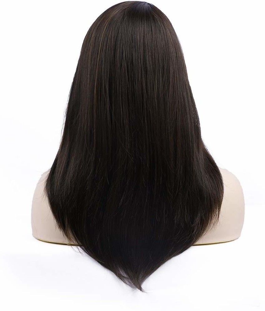 Akashkrishna Brown Wigs for Women Long Straight Hair Wigs For