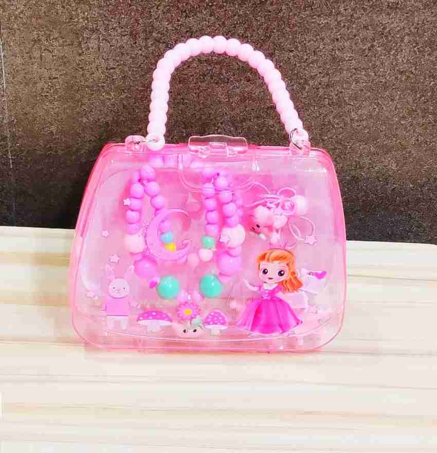 Priceless Deals Beautiful Baby Girl Fashion Dolls Set Doll Play Set and Cute Baby Girl Hand Bag Party Wear Bag Contains Necklace Hairbands and Hair Clips Perfect Gift for Your Little Princess