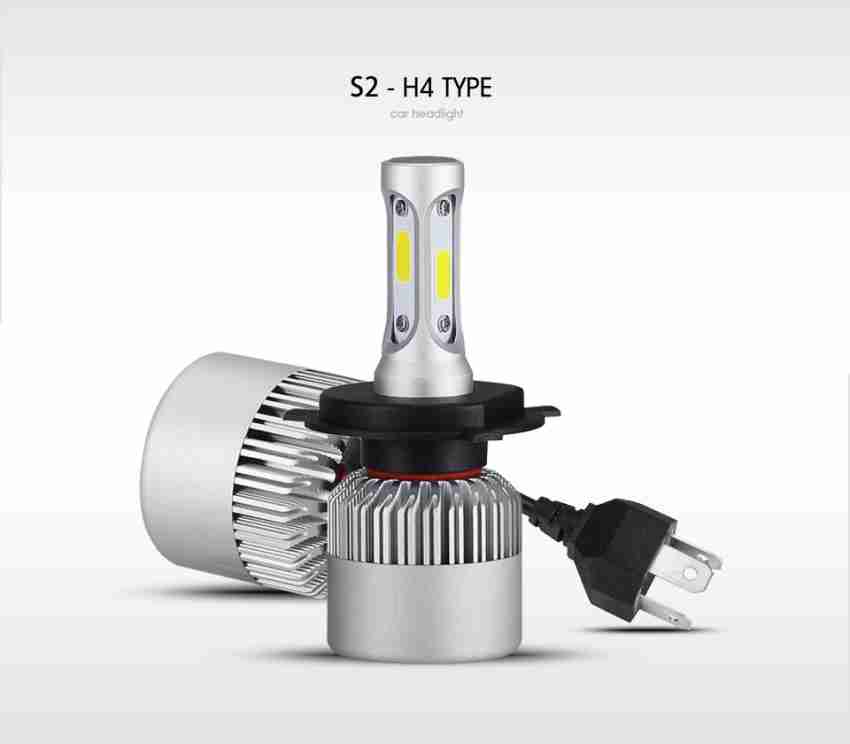 100W 12000LM H4 LED Headlight Bulbs 6000K White | 2 Bulbs