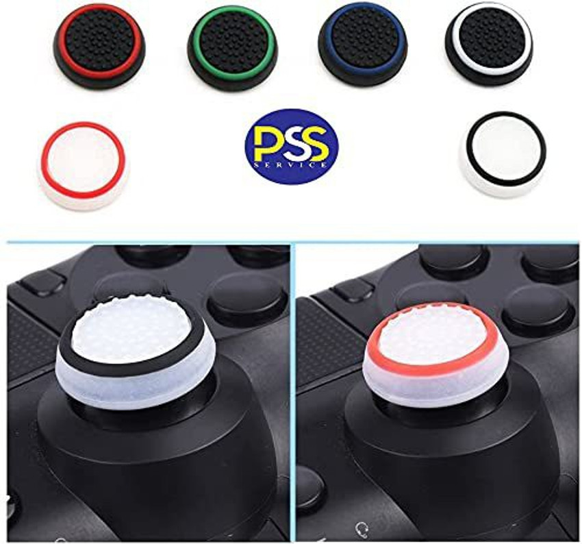 PSS 6 Pairs 12 PCS Replacement Silicone Analog Controller Joystick