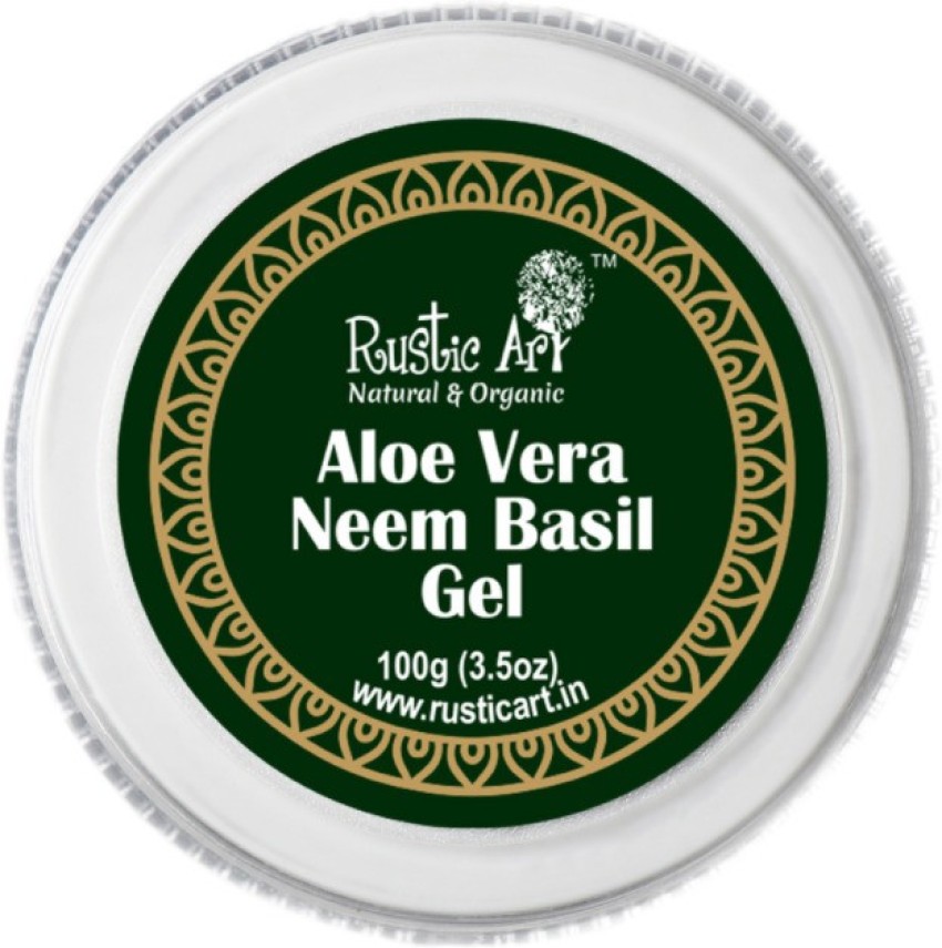 RUSTIC ART Aloe Vera Neem Basil Gel Price in India Buy RUSTIC