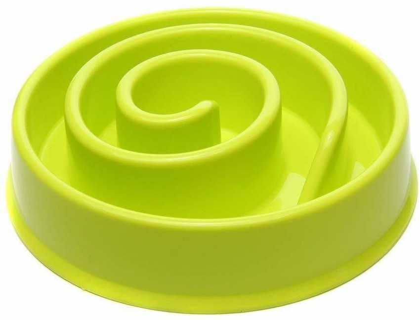 1pc Solid Pet Bowl, Dog Slow Food Bowl, Cats & Dogs No Choking Slow Feeder  Dog Bowls Puzzle Bowl