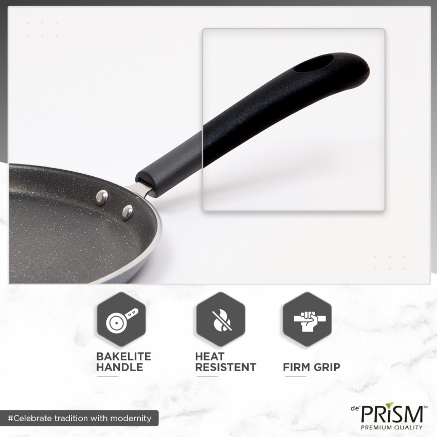 Ceramik Nonstick Flat Tawa Pan 25cm