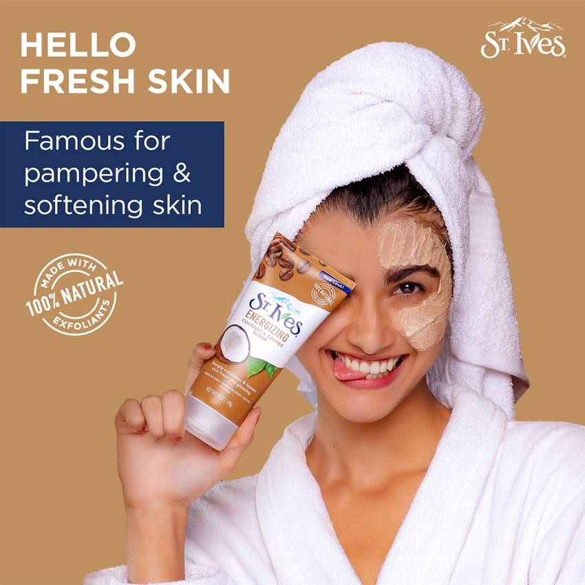 ST.IVES Energizing Coconut & Coffee Scrub - Price in India, Buy ST.IVES Energizing Coconut & Coffee Scrub Online In India, Reviews, Ratings & Features | Flipkart.com