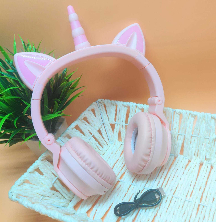 Led light up top unicorn headphones