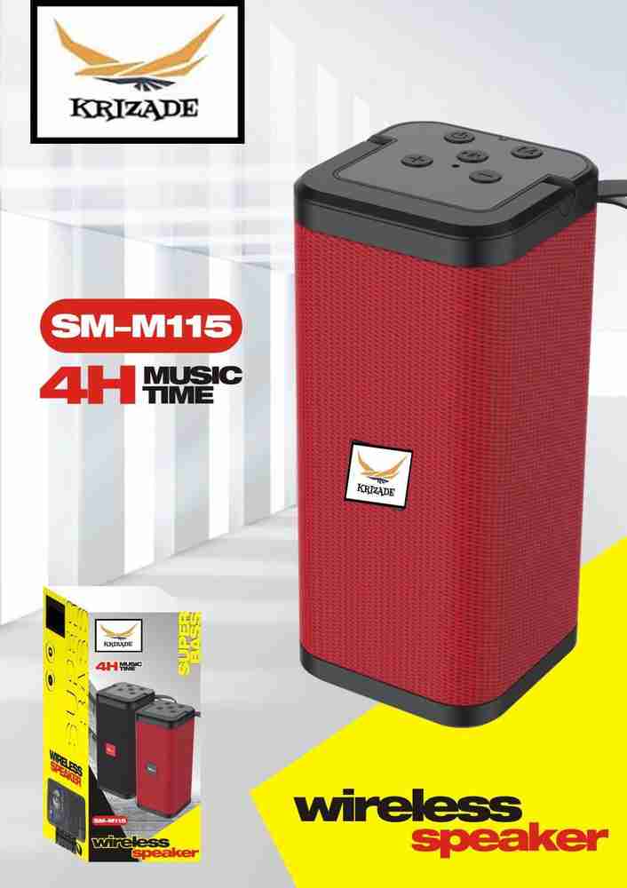 Buy KRIZADE SM M115 6 W Bluetooth Speaker Online from Flipkart