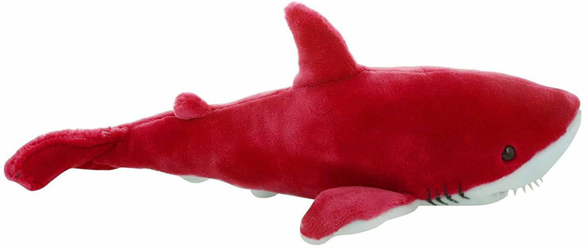 Red shark plush online