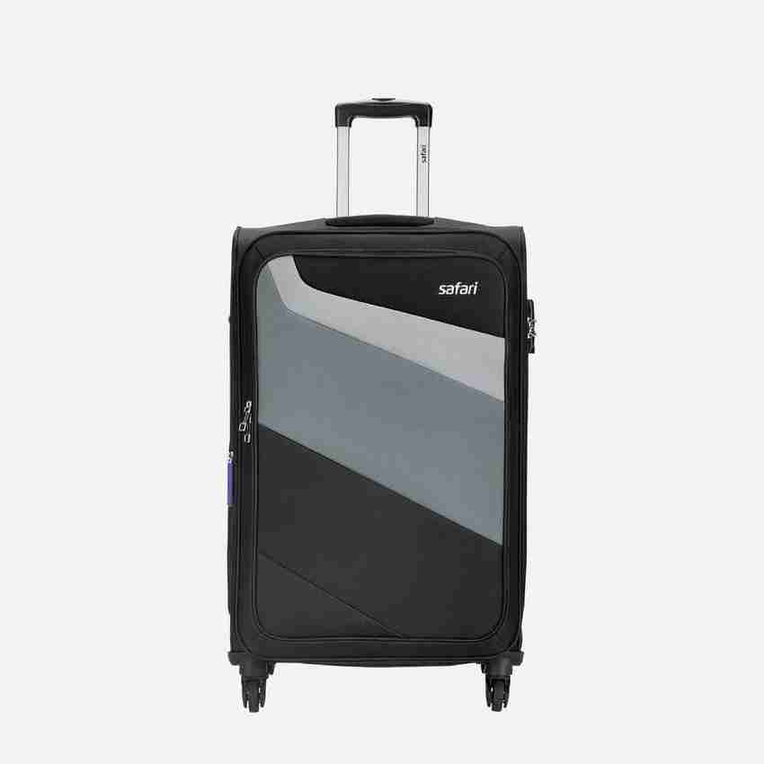 SAFARI KORREKT TSA 58 4W BLACK Expandable Cabin Suitcase 4 Wheels 22 inch Black Price in India Flipkart