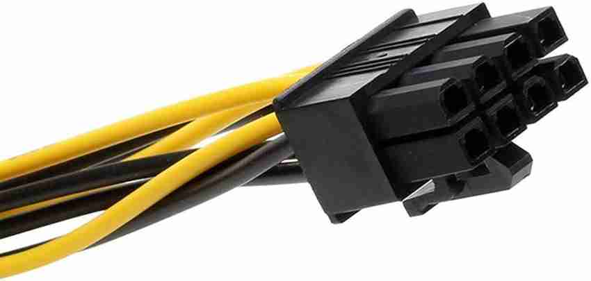 LipiWorld TV-out Cable 8 Pin PCI Express to Dual 4 Pin Molex LP4  