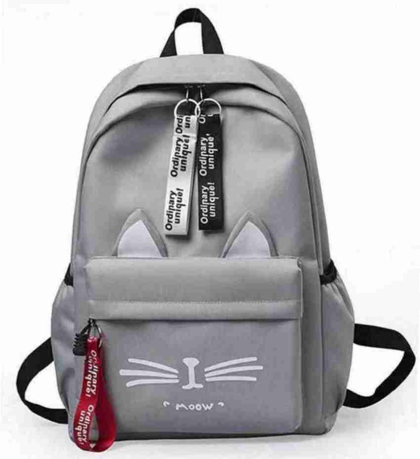 Girls grey backpack 2025