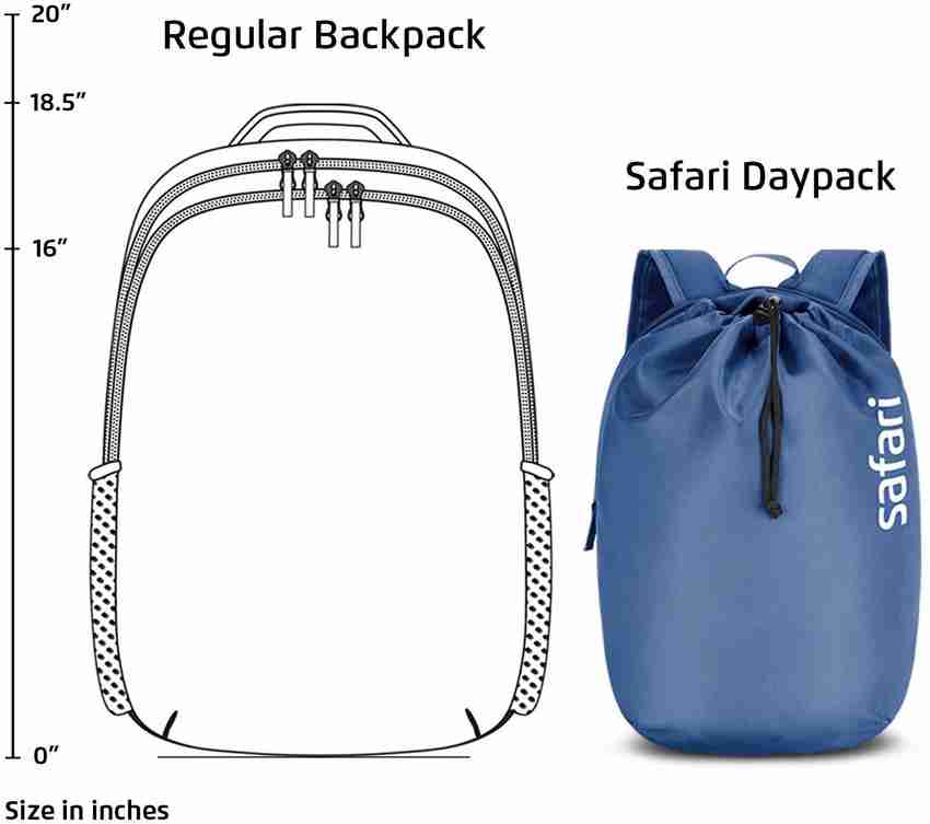 SAFARI DAYPACK 15 L Backpack Denim Blue Price in India Flipkart