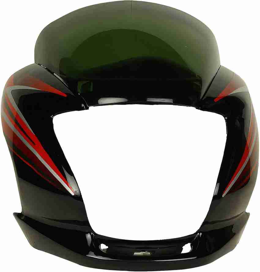 ULTRA VISOR PASSION PRO DIG BLACK RED Bike Headlight Visor Price