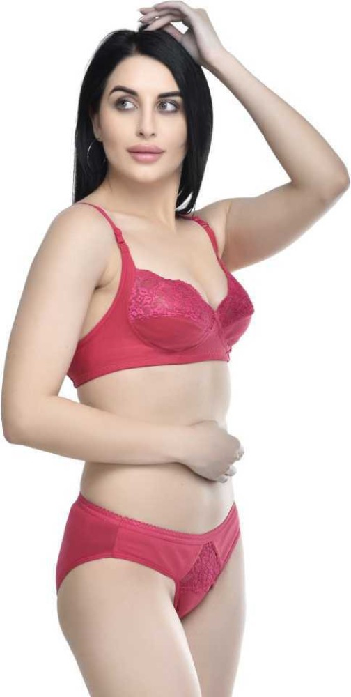 Buy Anoma Red Solid Cotton Blend Maternity Bra (34B) Online at Best Prices  in India - JioMart.