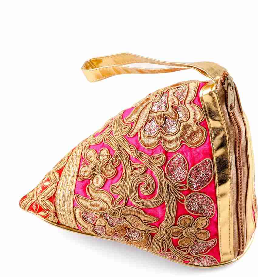 Women's Rajasthani Designer Clutch Purse Sling Bag Cross Body Bag Bridal Purse - Ritzie | Trendia Global