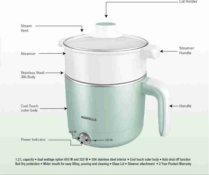 Havells rice cooker discount 1 litre price