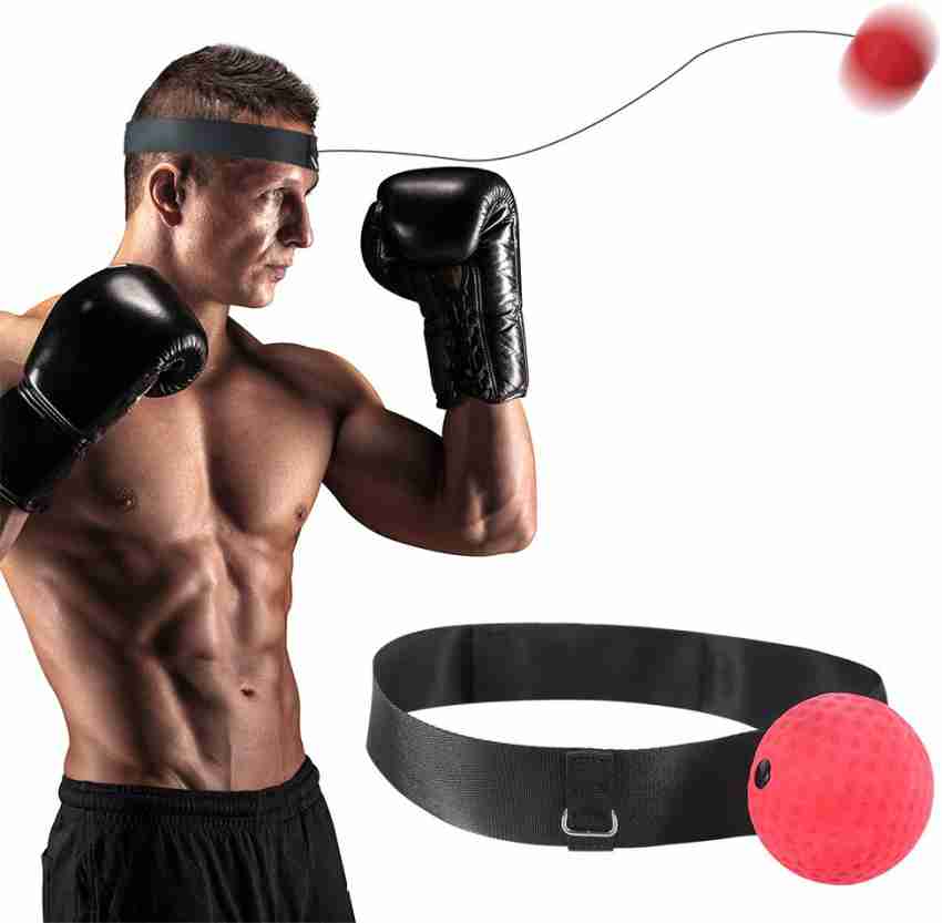 Headband Boxing Reaction Ball - Men Punching Ball Reflex Ball with Storage  Bag