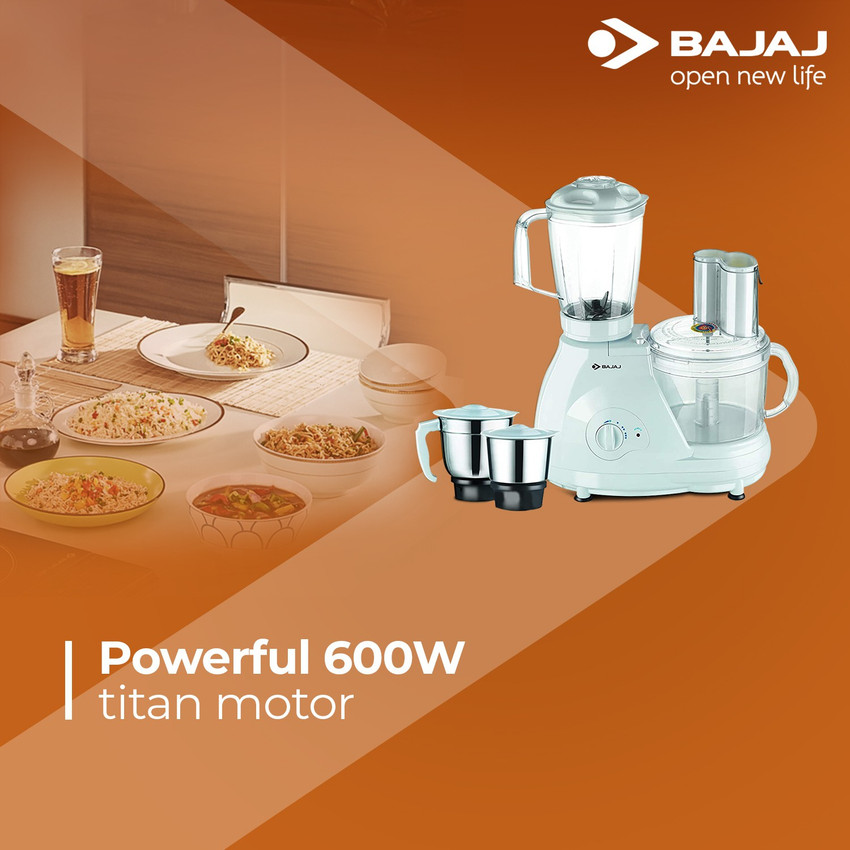 BAJAJ Fx11 Food Factory 600 W Food Processor