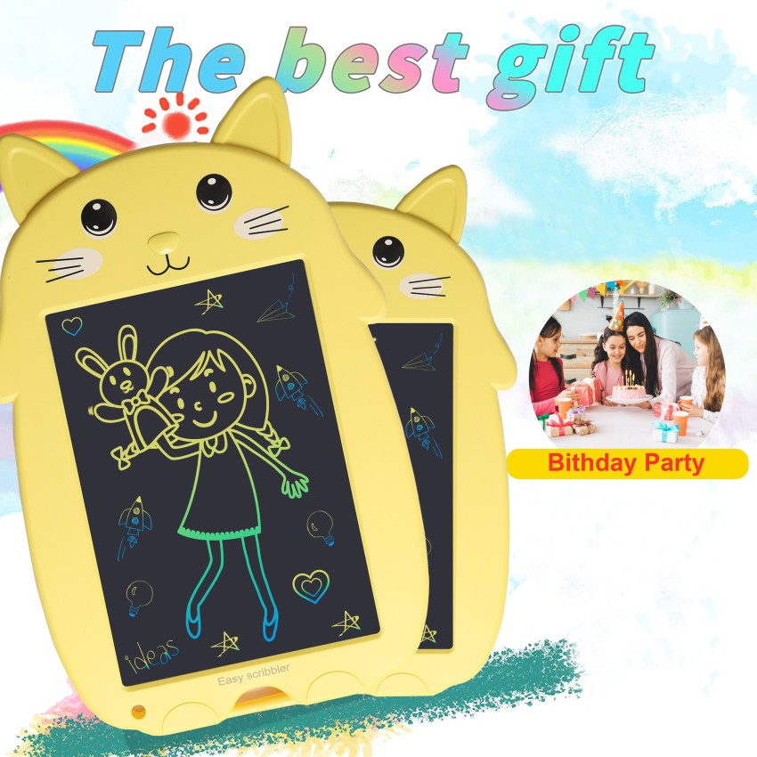 Easy Scribbler Cat 9 Inch LCD Writing Pad For Kids Re-Writing