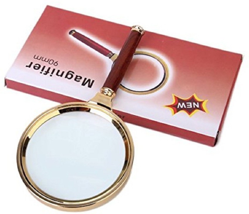 Bueno Perfect School, Home & Offices Use 80 MM Hand Lens Magnifying Glass, Magnifier  Glass For Old People, Big Magnifier Glass, Pack Of 1 80 MM Magnifying Glass  Price in India 