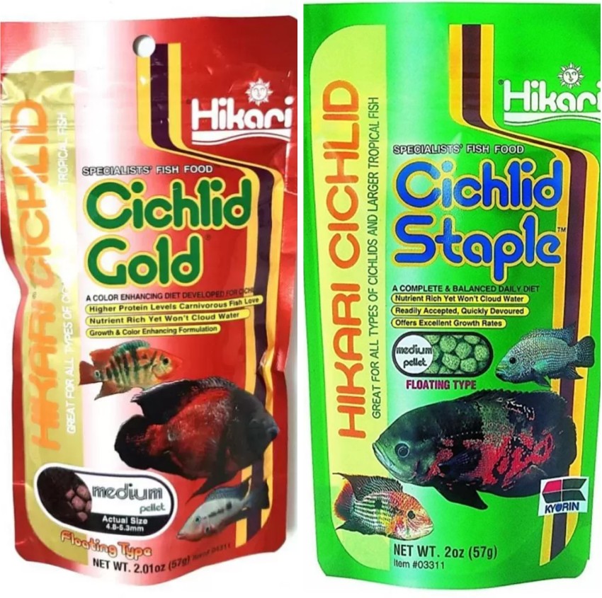 Hikari cichlid 2024 gold fish food