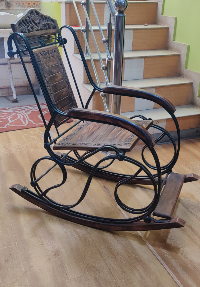 Iron discount rocking chair