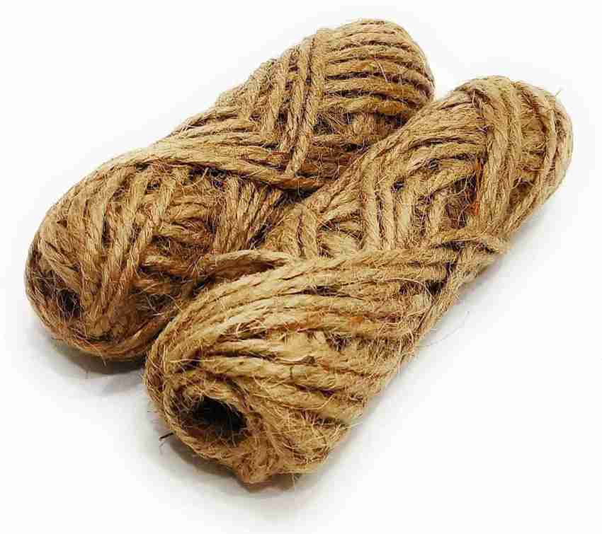 Creative Hub Jute Cord for Craft Project/Natural Jute Rope/Jute Thread Twine  Cord/jute tread Brown - Buy Creative Hub Jute Cord for Craft Project/Natural  Jute Rope/Jute Thread Twine Cord/jute tread Brown Online at