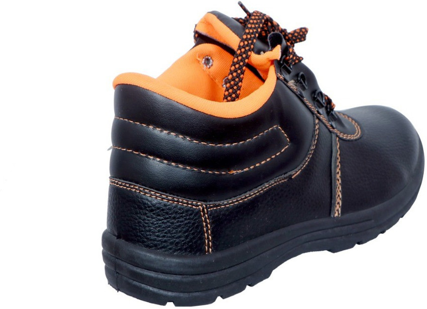 Orange steel toe shoes outlet